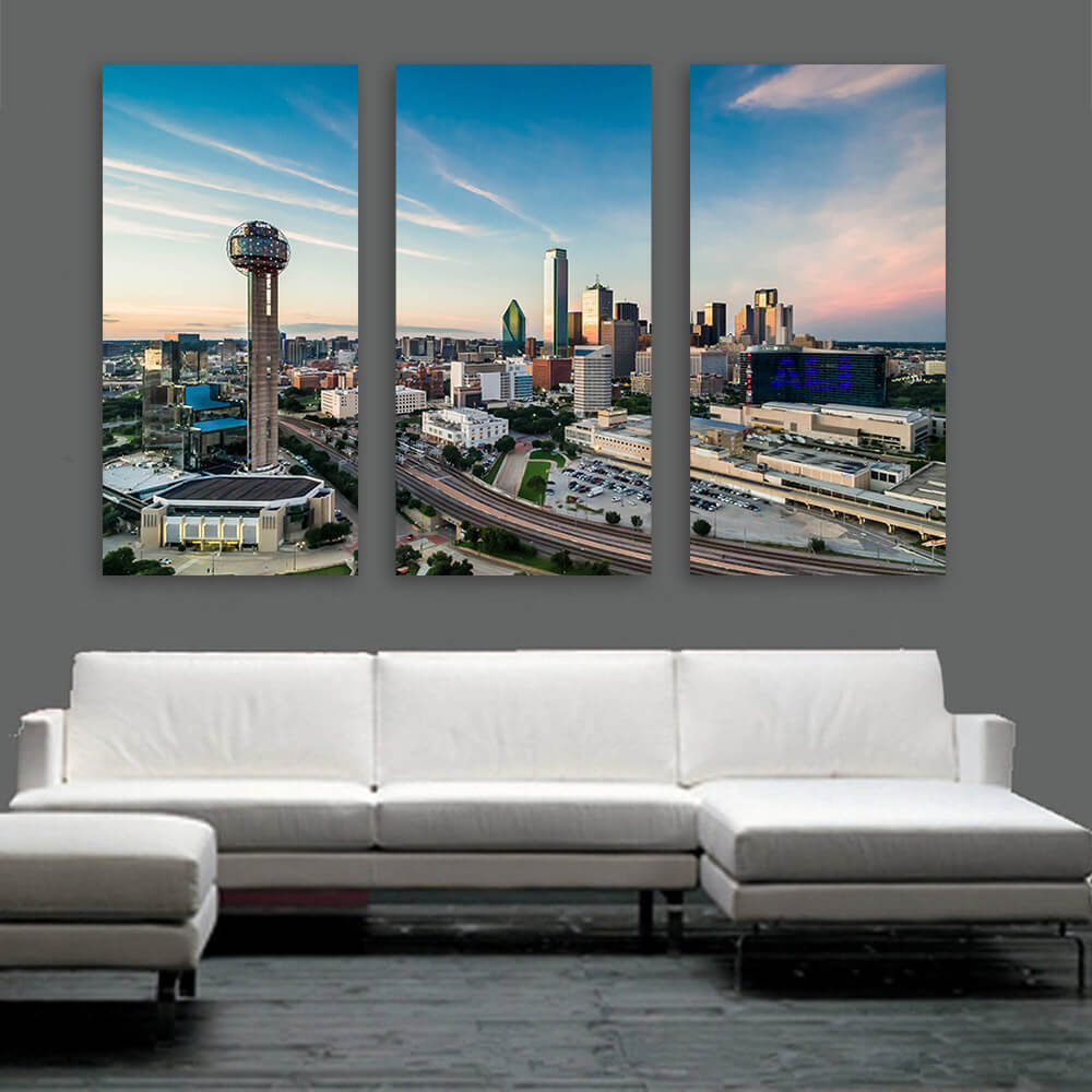 Las Vegas Skyline Black Wall Art, Canvas Prints, Framed Prints, Wall Peels