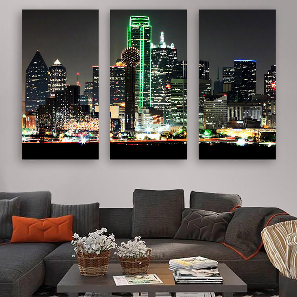 Dallas Cowboys Painting Muti-Panel Wall Art Home Decoration Living Room  Bedroom