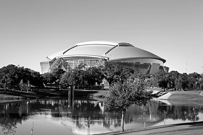 Dallas Cowboys at AT&T Stadium Print - the Stadium Shoppe