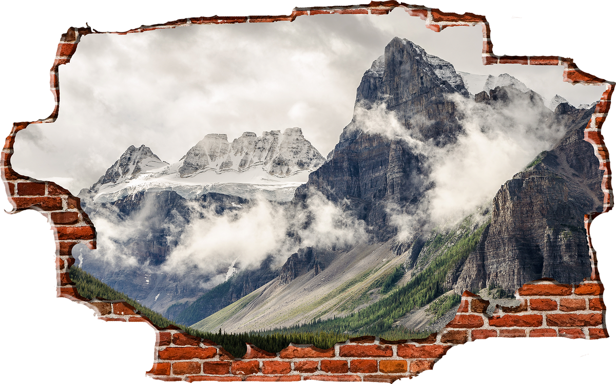 Mountains 3D Wall Art