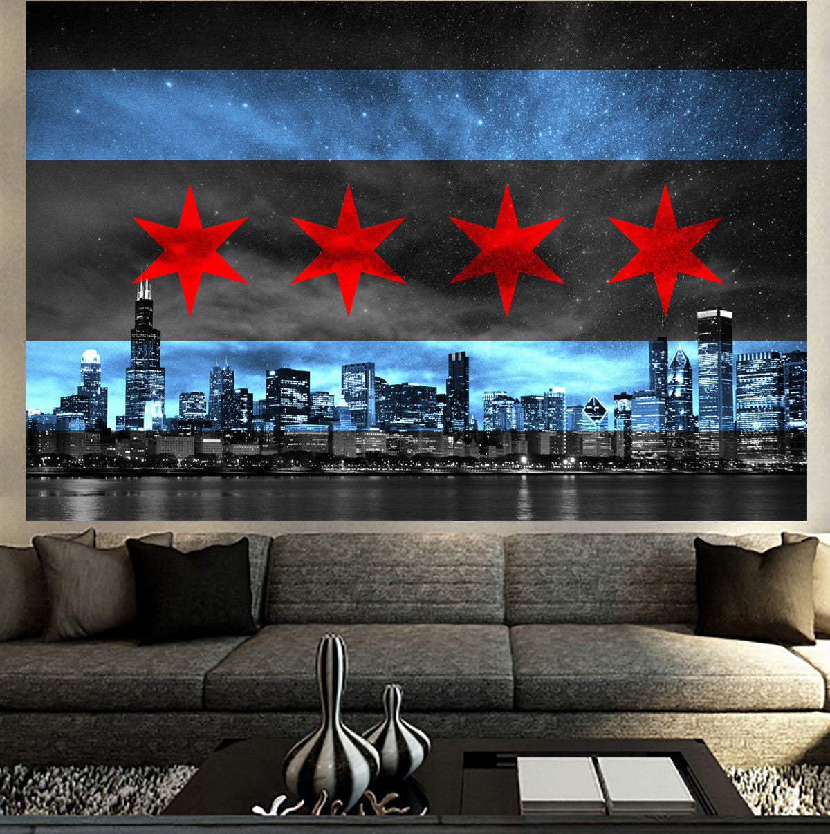 Las Vegas Skyline Wall Decal — Wall Star Graphics